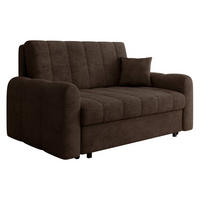 SCHLAFSOFA Viva Moon III - Schwarz/Braun, Holz/Metall (168/85/98cm) - MIRJAN24