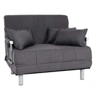 SCHLAFSESSEL Grau - Grau, Textil (105/80/186cm) - MCW