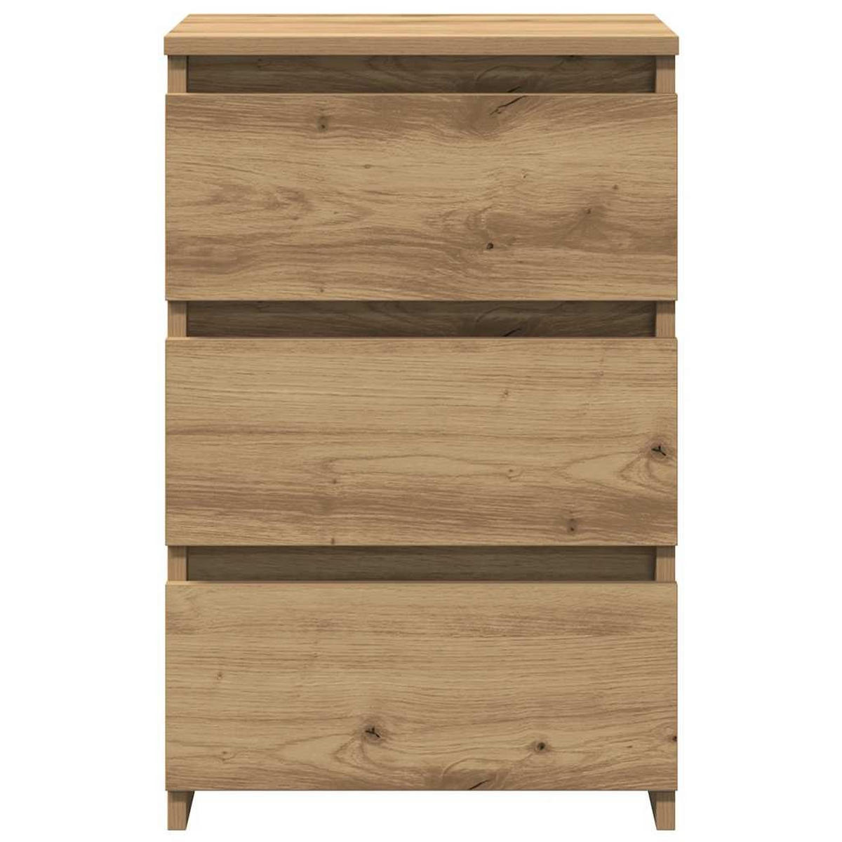 NACHTTISCH Artisan-Eiche 40/35/62,5 Cm Holzwerkstoff - Braun, Holzwerkstoff (35/62.5/40cm) - vidaXL