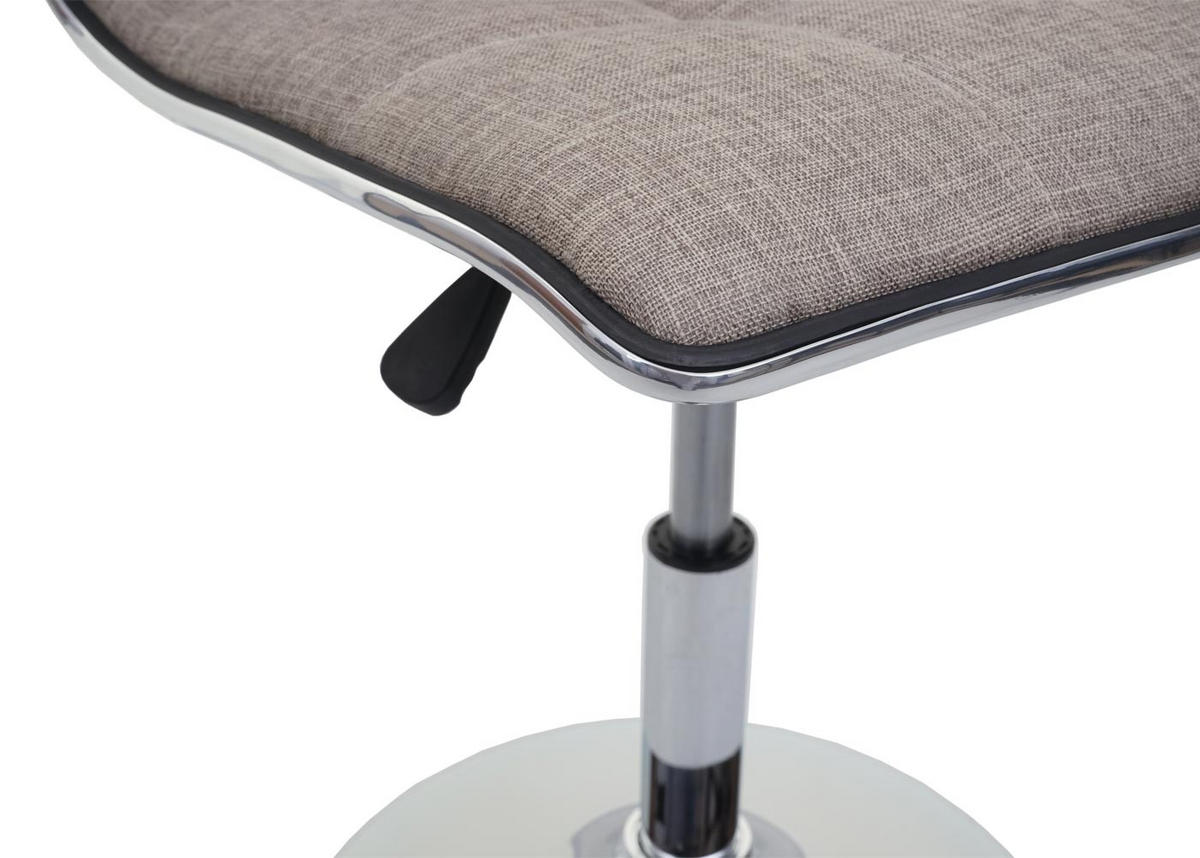 ESSZIMMERSTUHL 6er-Set 103x43x54cm Sitzhöhe 41cm Stoff/Textil Creme-Grau - Grau, Textil (43/103/54cm) - CHEFGASTRO