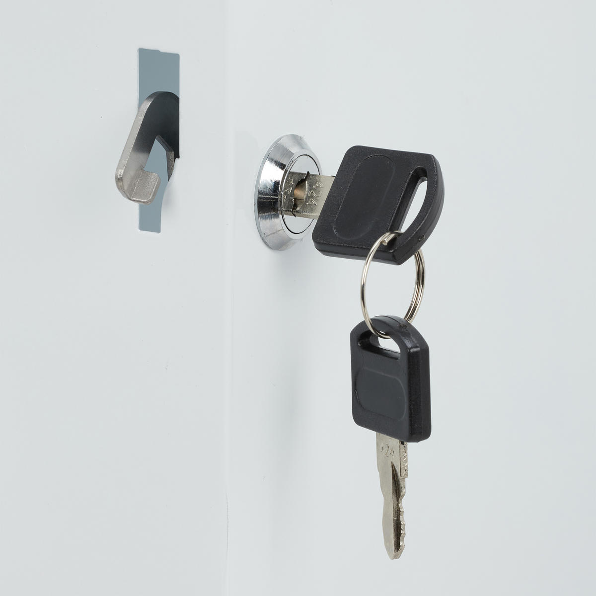 MEDIZINSCHRANK - Weiß, Metall (53/53.5/19cm) - Relaxdays