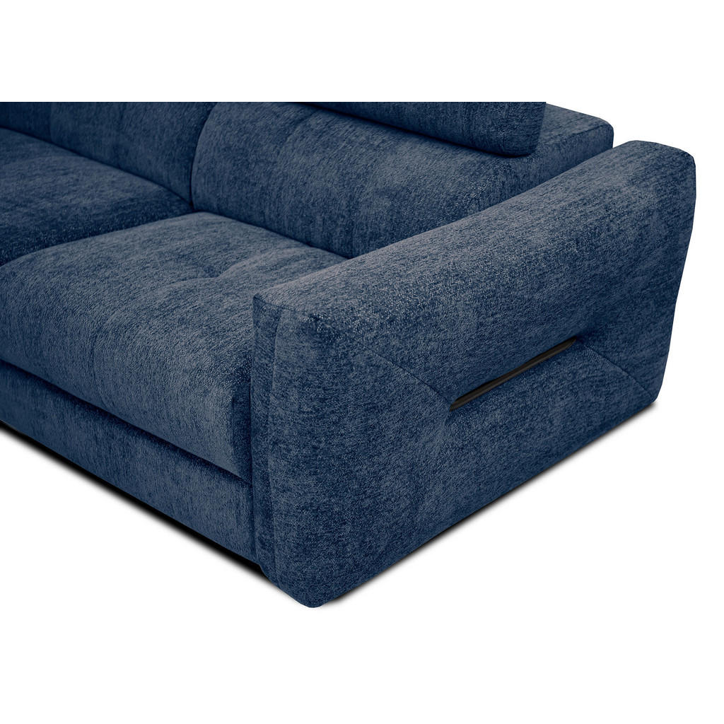 Thumbnail - Courtois Laville Ecksofa, Dunkelblau, Textil, Ottomane links, L-Form,L-Form, 298x239 cm, Wohnzimmer, Sofas & Couches, Wo...