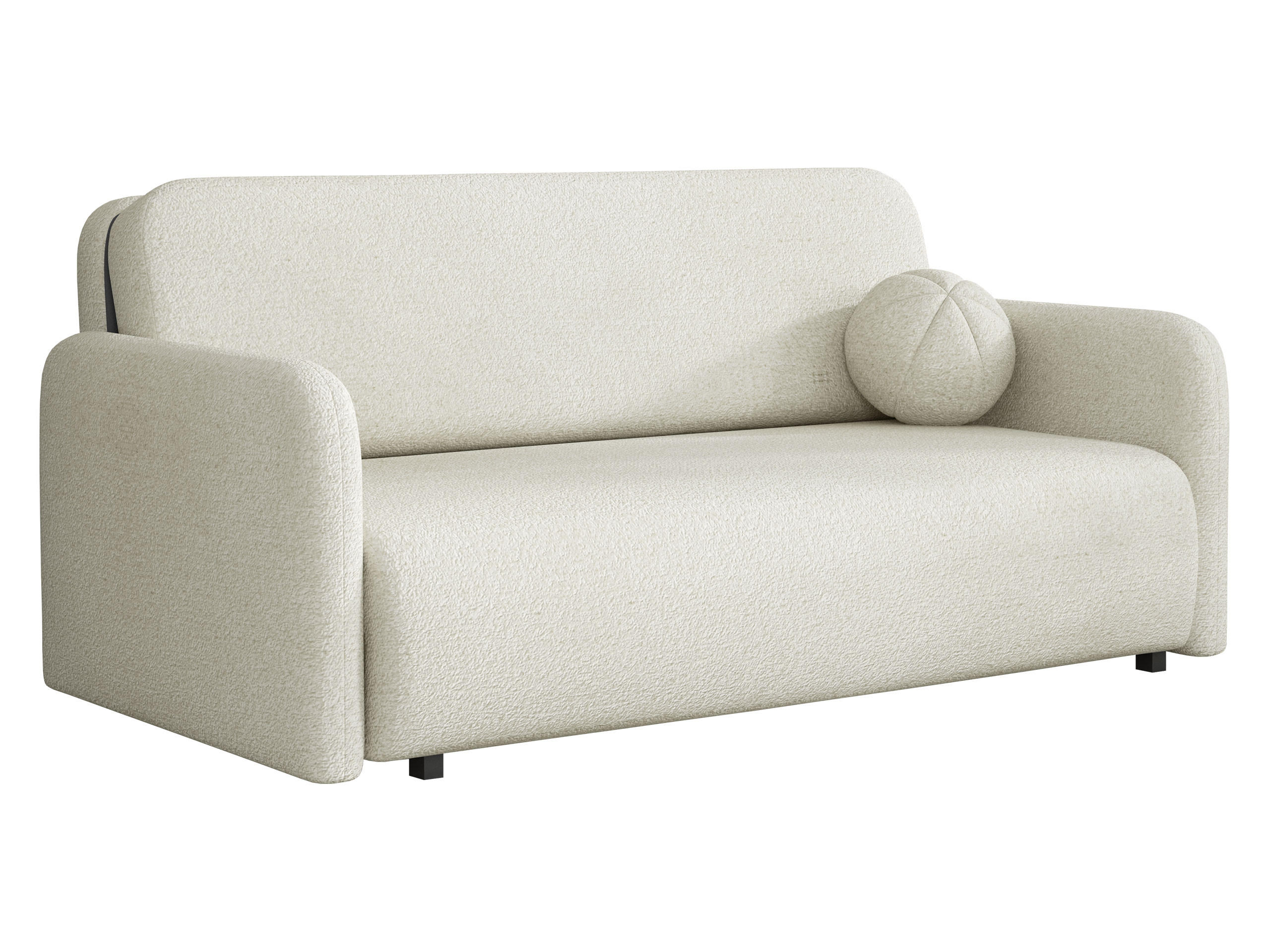 SCHLAFSOFA Viva Sun IV - Schwarz/Naturfarben, Holz/Textil (170/85/103cm) - MIRJAN24