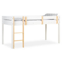 HOCHBETT 90/200 cm mit Lattenrost - Weiß, Holz - Homestyle4u