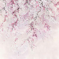 FOTOTAPETE Kirschblüten 300 x 280 cm - Pink, Papier (300/280cm) - Sanders & Sanders