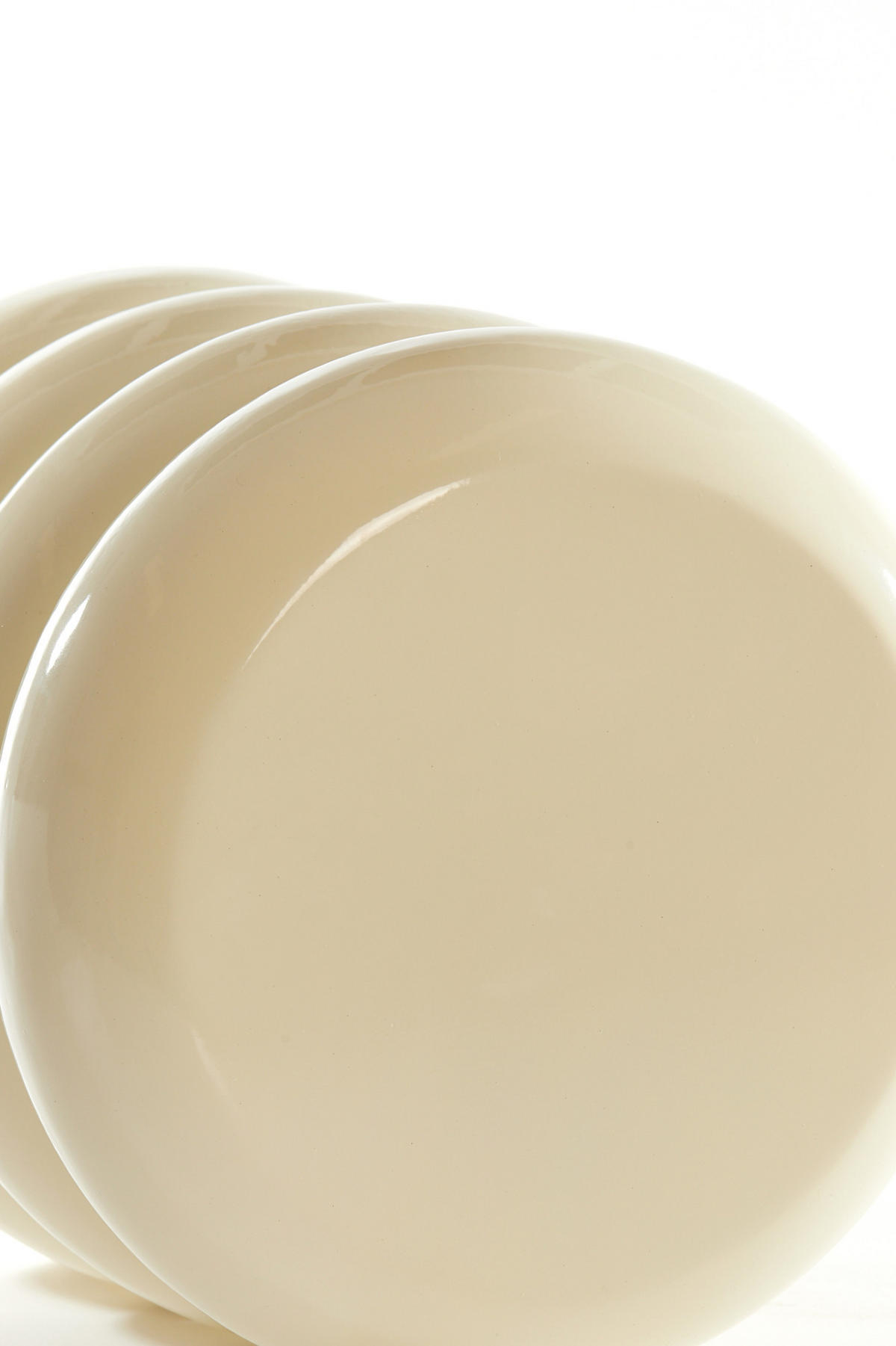 BEISTELLTISCH Mirogi Weiß Ø30/40 cm - Creme, Metall (30/30/40cm) - Light & Living