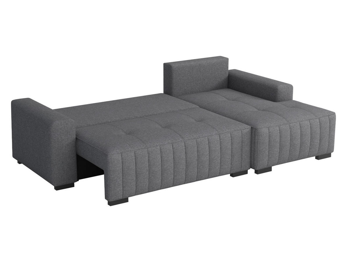 ECKSOFA Hugo, Seite: Rechts - Dunkelbraun/Grün, Holz/Textil (240/140cm)