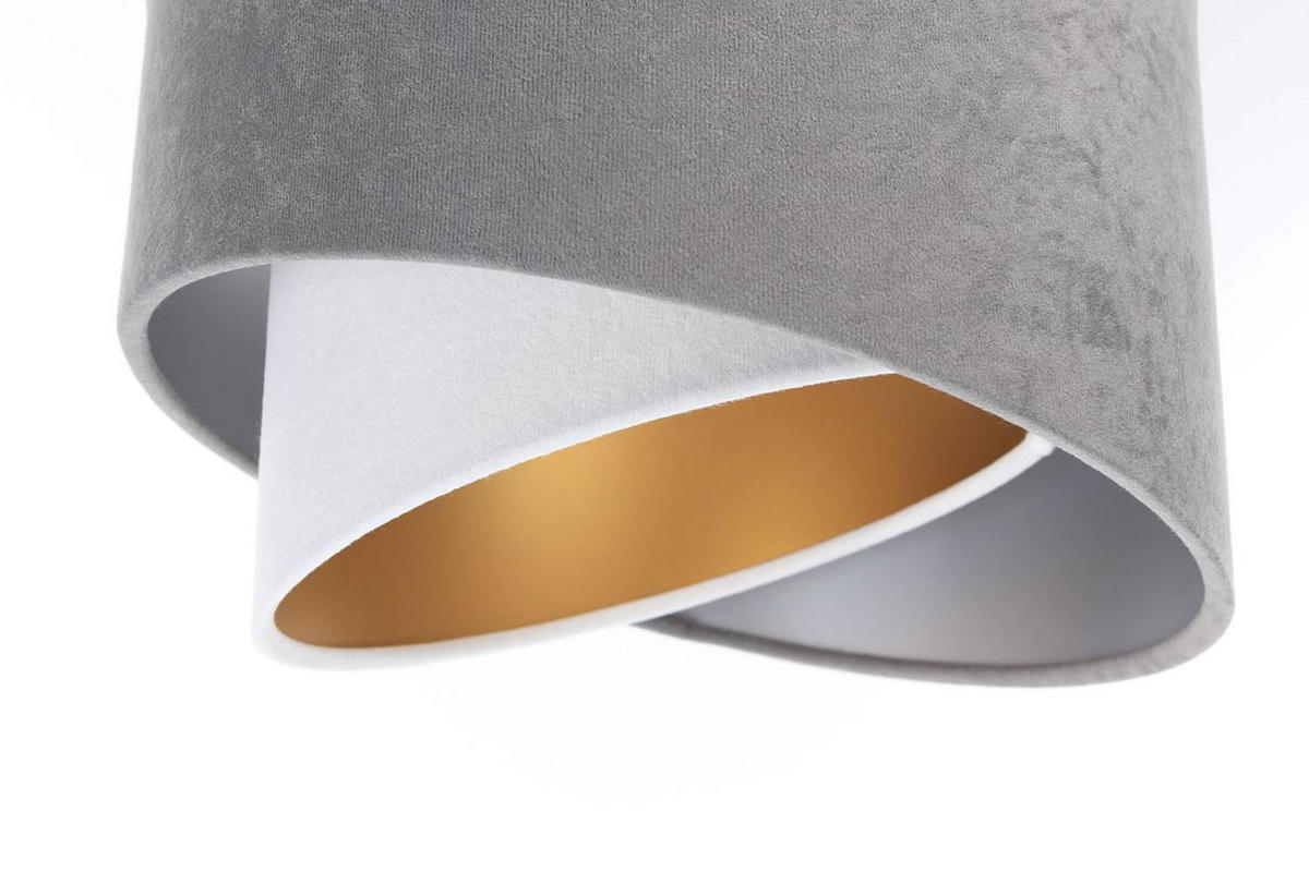 HÄNGELEUCHTE Grau 30/18 cm - Schwarz, Kunststoff (30/0.3/18cm) - ONZENO