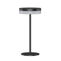 SOLARTISCHLAMPE VIVIA schwarz - Schwarz, Metall (15.3/15.3/13.5cm) - Lumisky