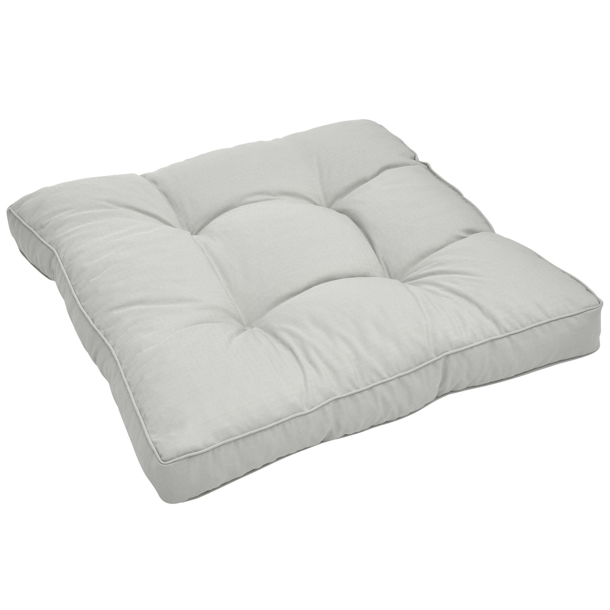 LOUNGEKISSEN Xluna Sitz 70/70/10 cm Hellgrau - Hellgrau, Textil (70/70/10cm) - Beautissu 