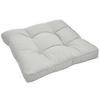 LOUNGEKISSEN Xluna Sitz 70/70/10 cm Hellgrau - Hellgrau, Textil (70/70/10cm) - Beautissu 