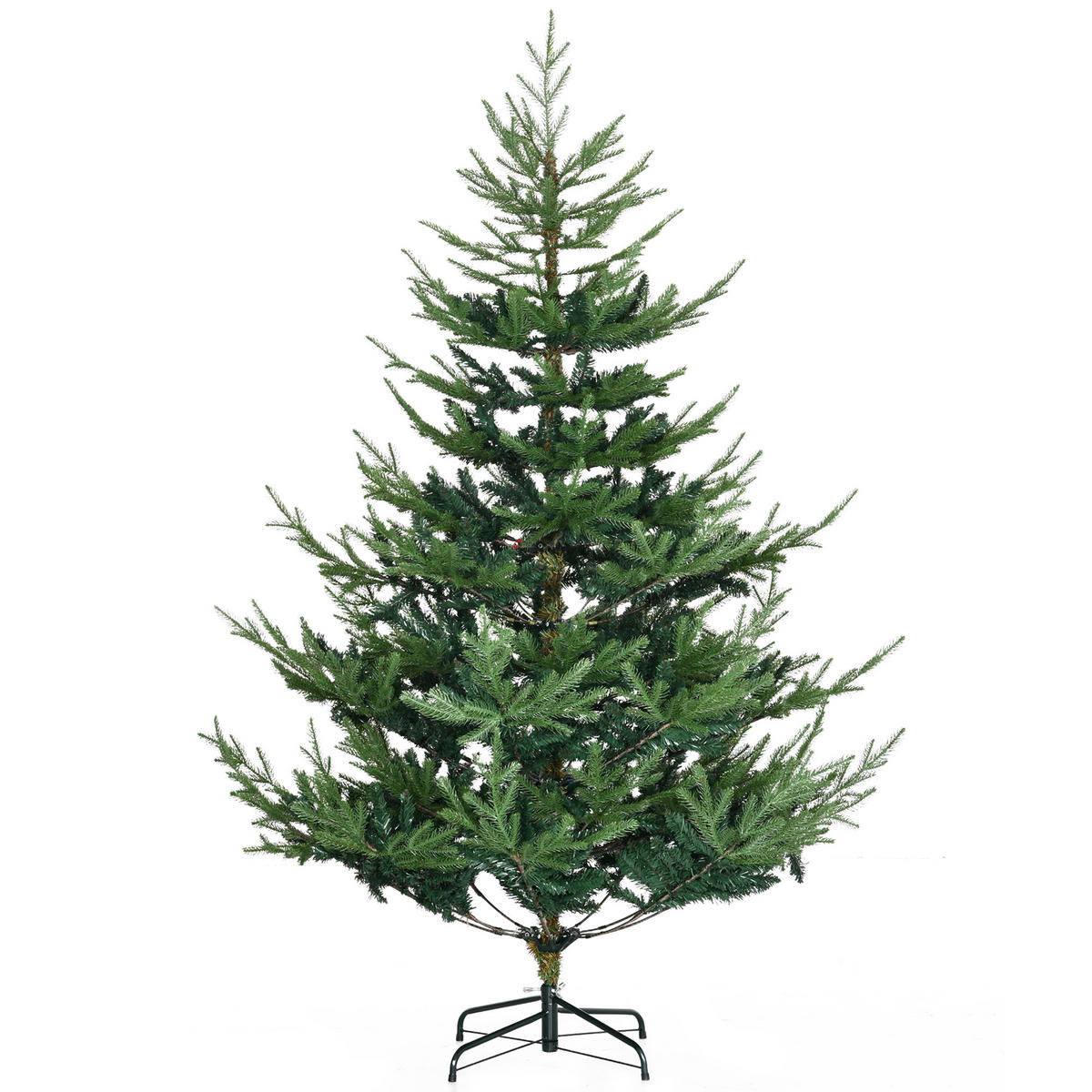 KÜNSTLICHER-WEIHNACHTSBAUM 180 cm Kieferbaum künstlich mit 795 Spitzen drinnen - Grün, Kunststoff (180cm) - HOMCOM