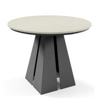 TISCH Kaschmir Frega Ausziehbar Mit Metallgestell 100x176x76 cm - Kaschmir/Schwarz, Holzwerkstoff (176/100/76cm) - Sepro Meble