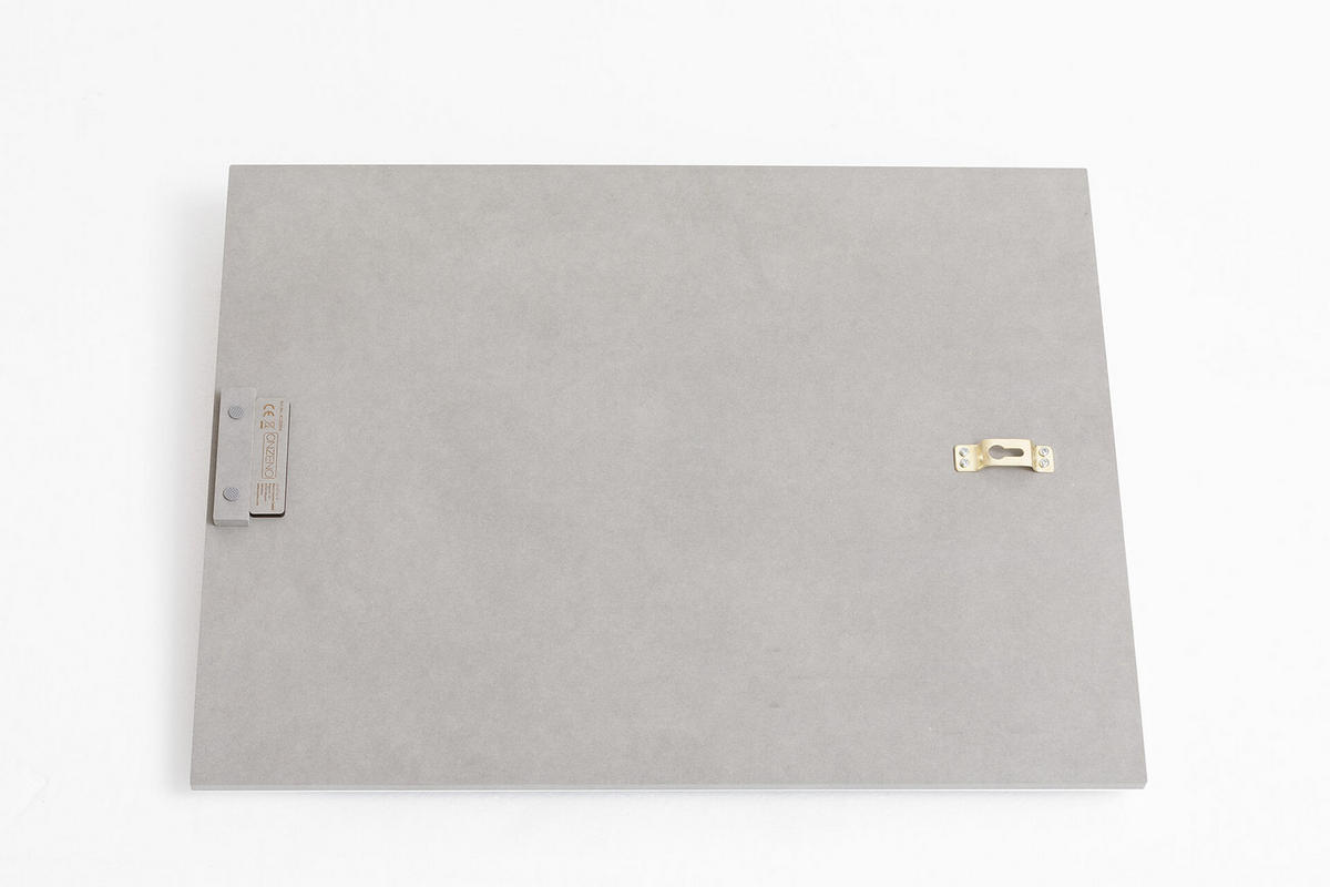 HOLZBILD Rot 47/60 cm - Rot/Weiß, Holz (4.25/60cm) - KUNSTLOFT