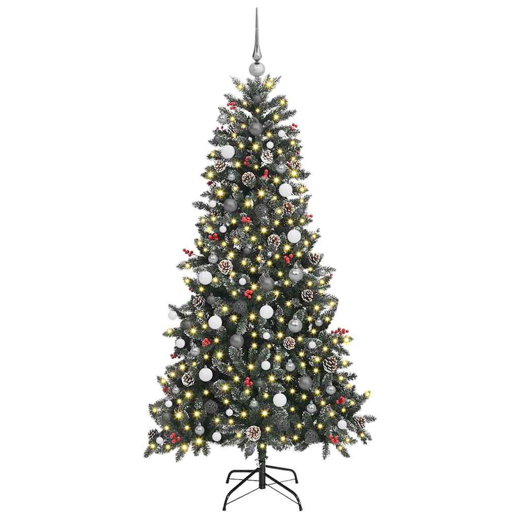 vidaXL Weihnachtsbaum Grün 210 cm