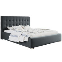 BETT Grafit BEN 2 180x200 cm - Graphitfarben, Textil (180/200cm) - Sepro Meble