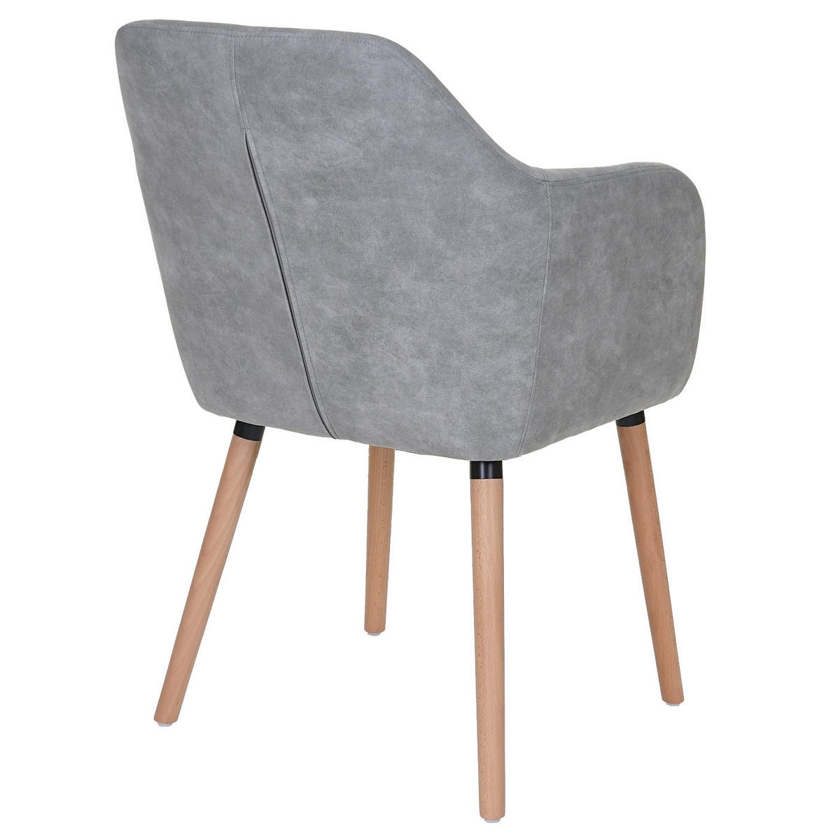ESSZIMMERSTUHL Beton Dekor - Grau, Textil (58/88/64cm) - MCW