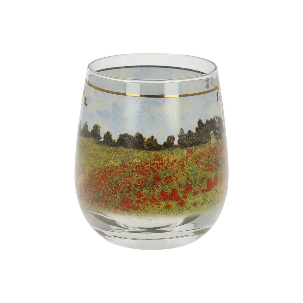 WINDLICHT Mohnfeld - Claude Monet, Glas - Multicolor, Glas (8.5/10/8.5cm) - Goebel