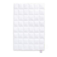 GANZJAHRESBETTDECKE KLASSIK Entendaunen medium - Weiß, Naturmaterialien/Textil (135/200cm) - Frau Holle