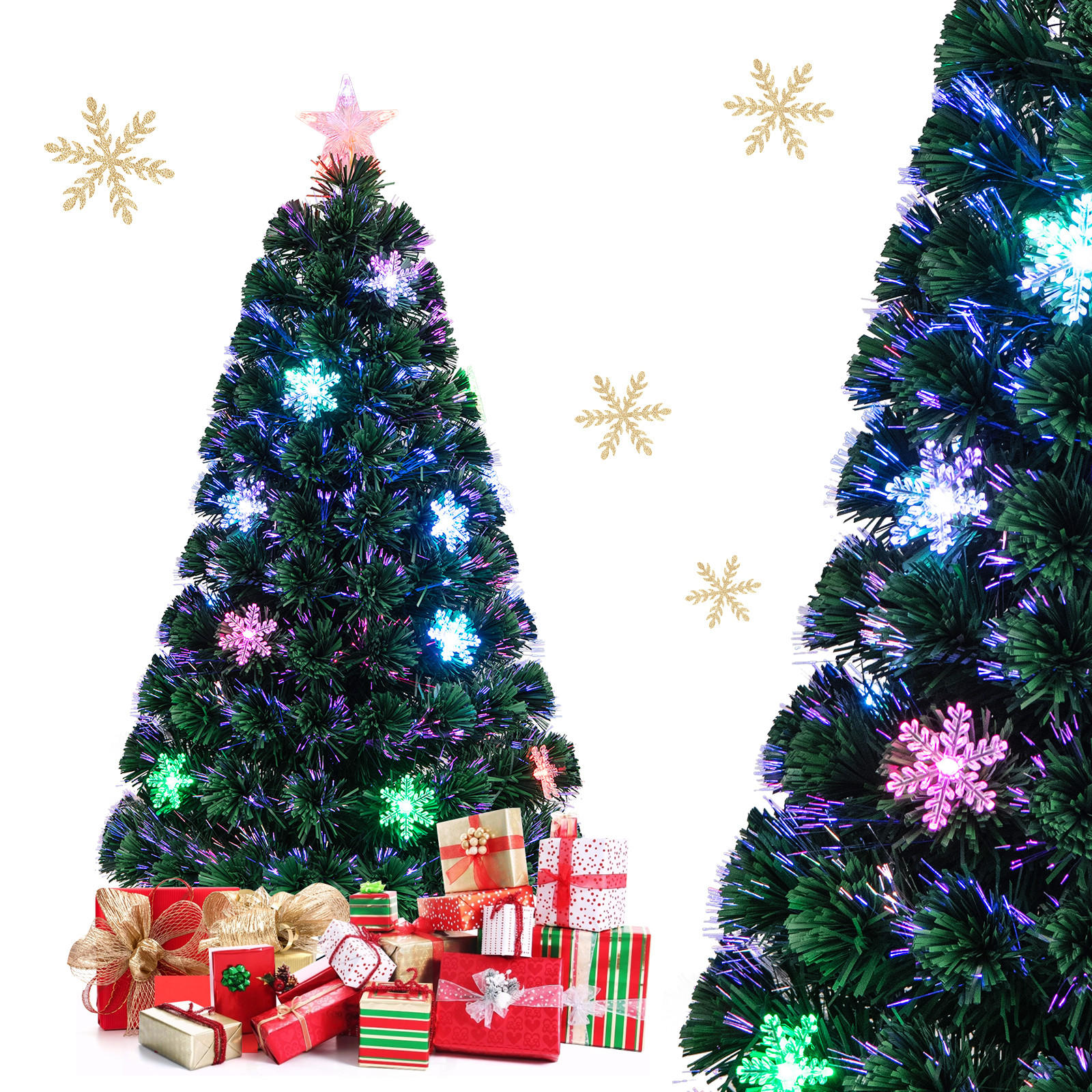 Costway Weihnachtsbaum Grün 120 cm