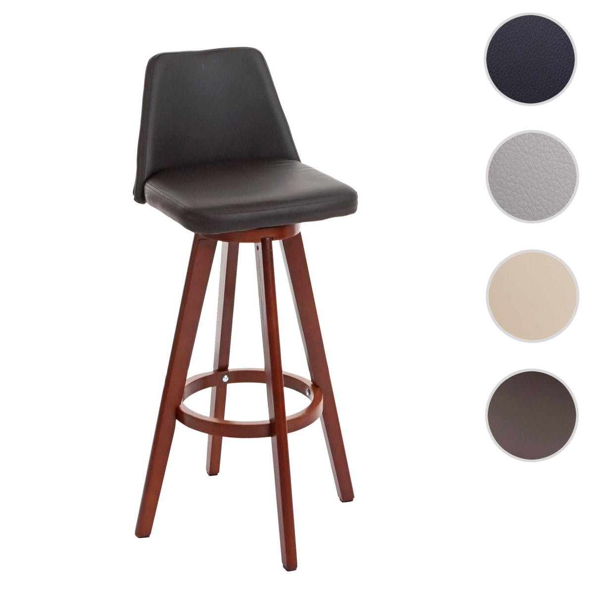 BARHOCKER Braun - Braun, Textil (39/105/45cm) - MCW