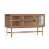 SIDEBOARD, Braun - Braun, Metall (40/66/120cm) - Oviala