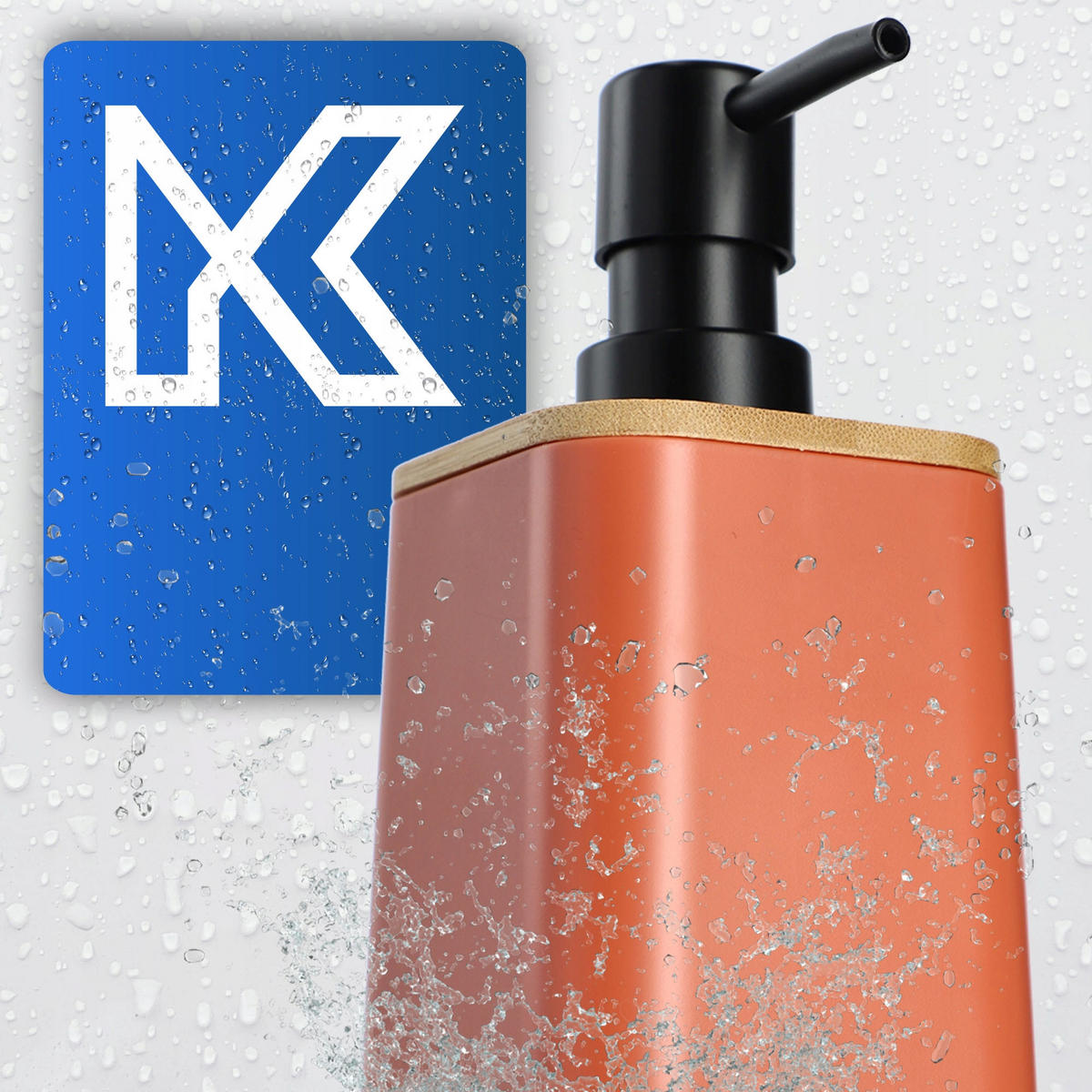 SEIFENSPENDER mit Pumpe, rosa - Rosa, Kunststoff (7/16cm) - KADAX