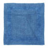DUSCHVORLEGER 50/50 cm, 100% Baumwolle, wendbar - Blau, Textil (50/50cm) - Homescapes