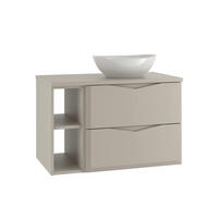 WASCHTISCH 80.6cm Ellie Kaschmir - Beige, Holzwerkstoff (80.6/52.2/46.5cm) - Petits-meubles