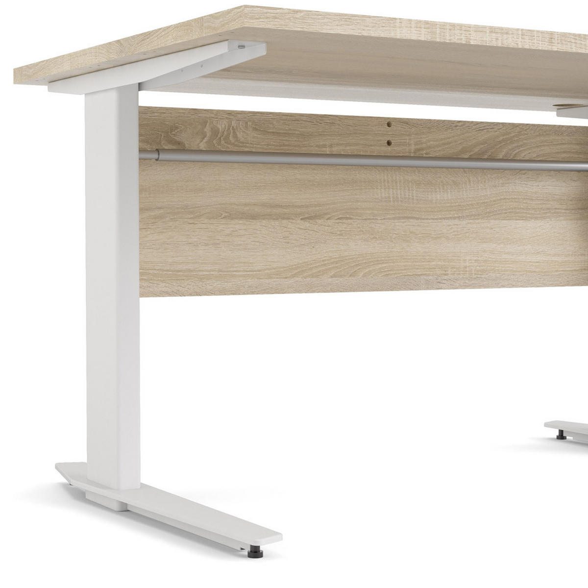 SCHREIBTISCH Eiche Dekor - Eiche Wotan, Holzwerkstoff (81/121/75cm) - ebuy24