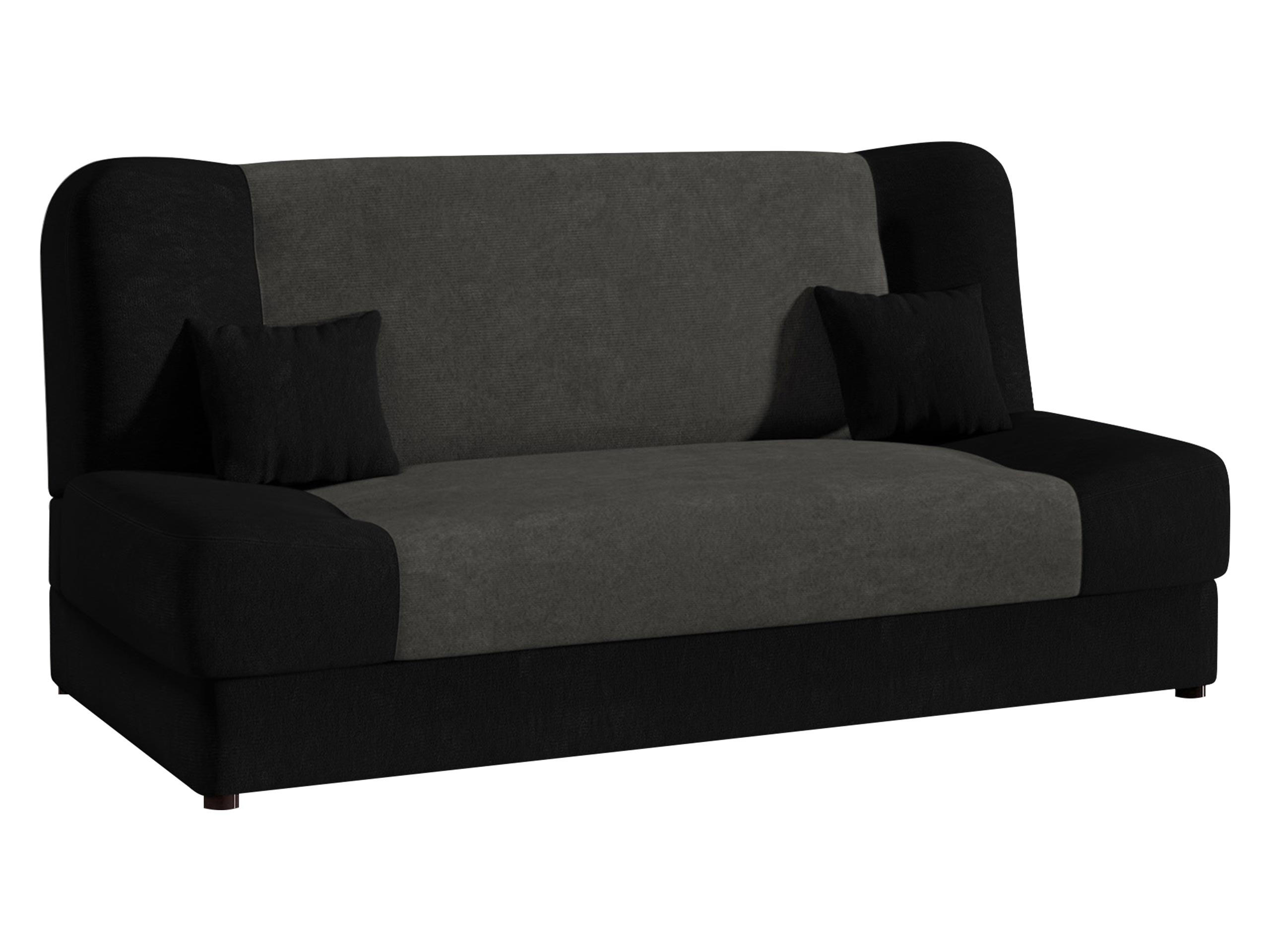 SCHLAFSOFA Jonas Style - Anthrazit, Holz/Textil (195/86/87cm)