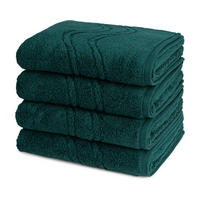 HANDTUCH Cashmere feeling 4er-Set - Grün, Textil (50/100cm) - Ross