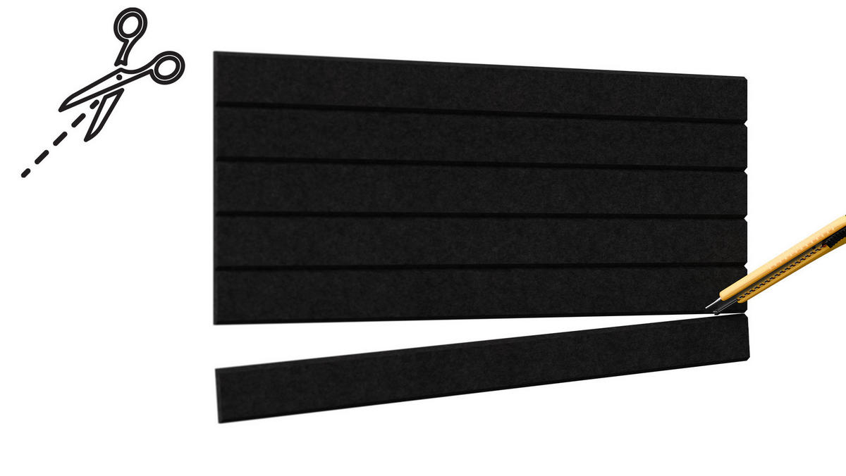 FILZ-WANDPANEELE 120x90 cm schwarz - Schwarz, Textil (120/90/1cm) - ALLboards