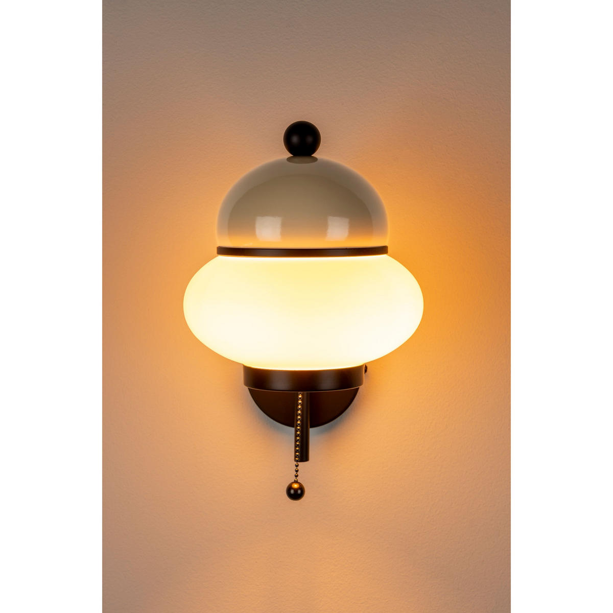 WANDLEUCHTE Bumble Beige - Beige, Metall (18/28/26.5cm) - Zuiver