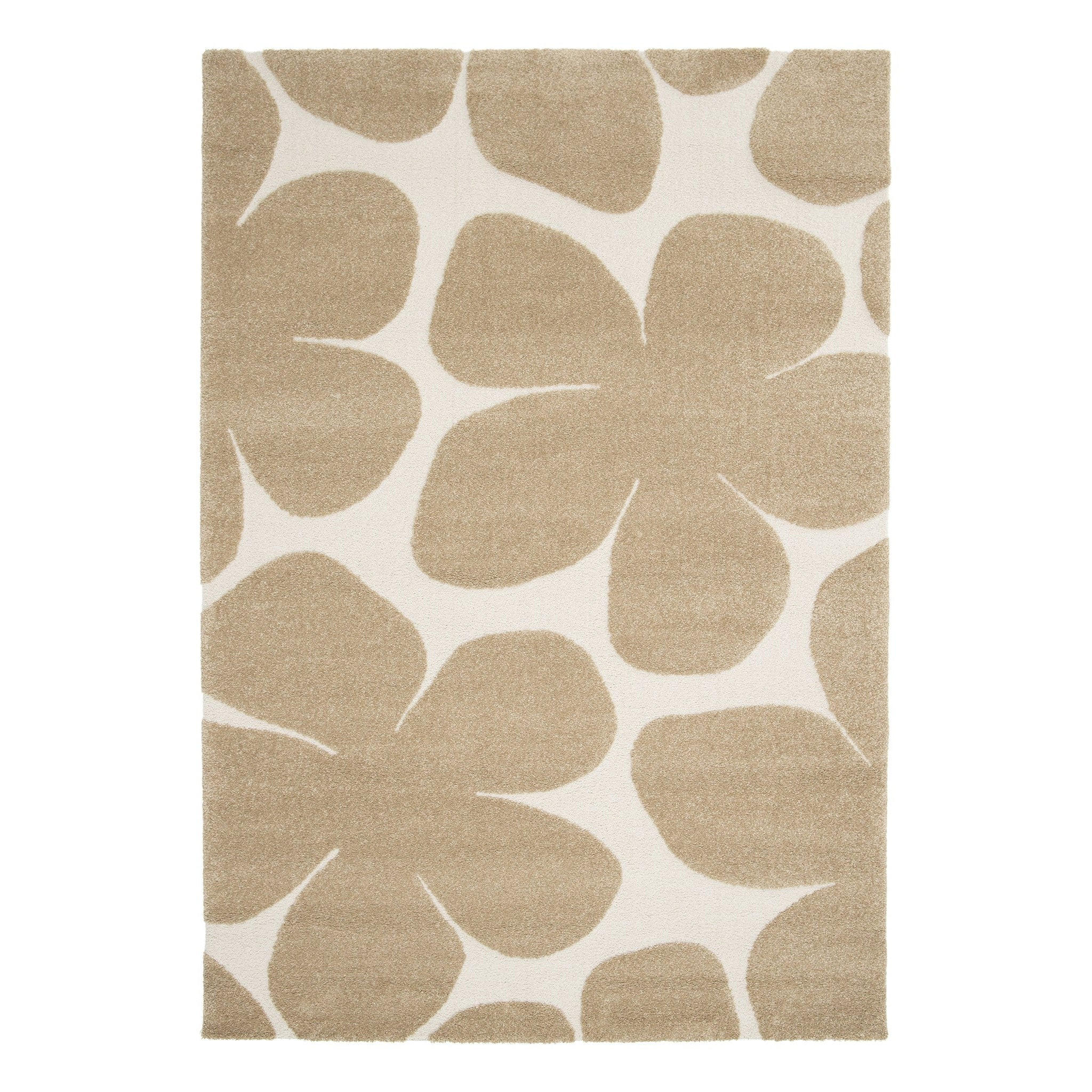 TEPPICH sehr weich mit Relief-Effekt bruin - Braun, Textil (120/170cm) - AFK Living
