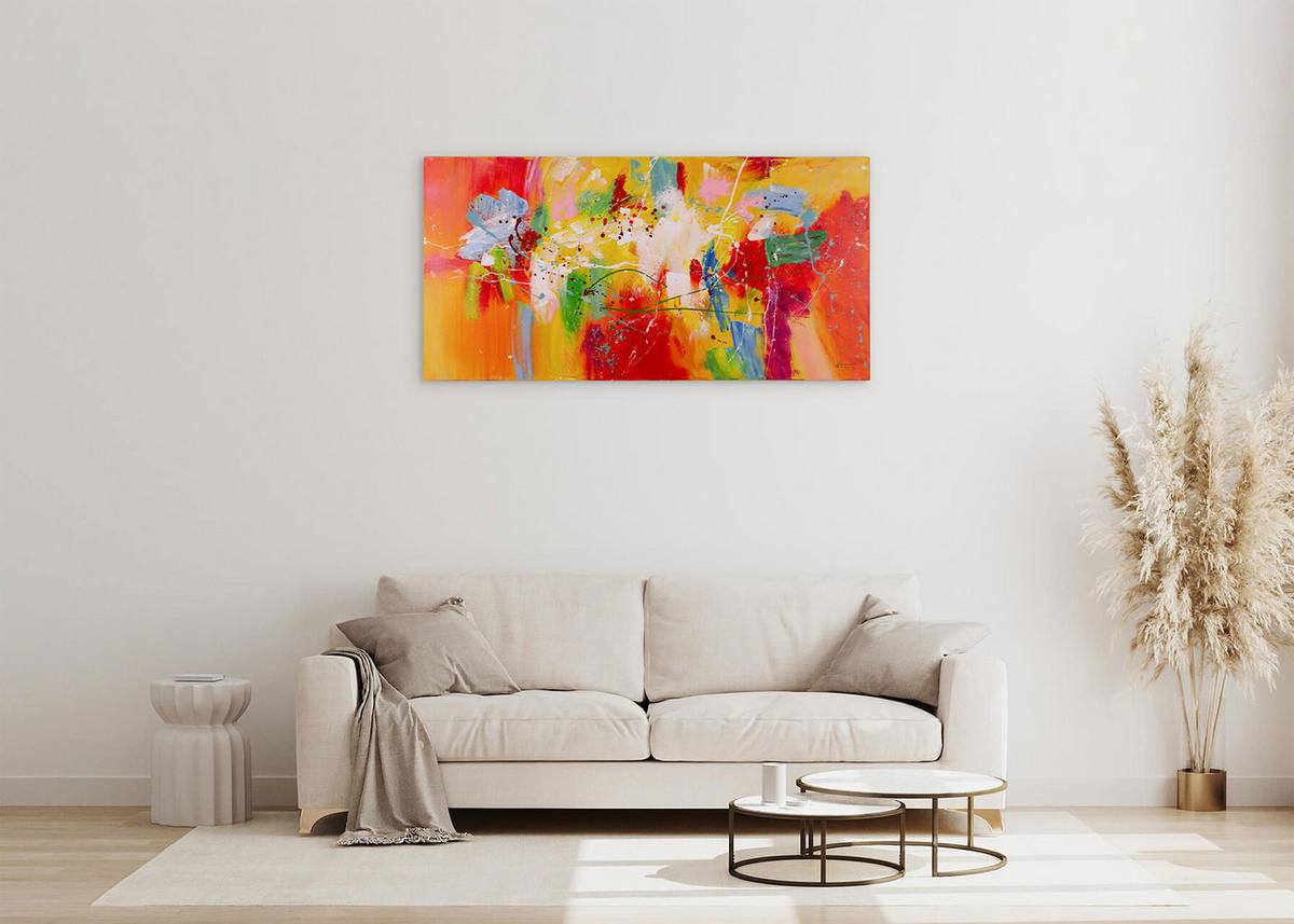 LEINWANDBILD 120/60 cm - Multicolor, Textil (120/60cm) - KUNSTLOFT