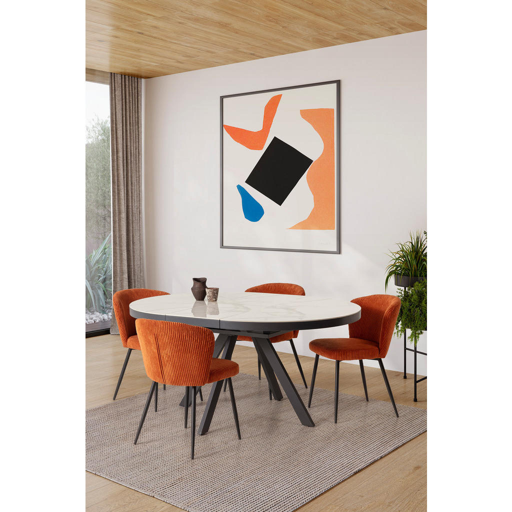 Thumbnail - Esstisch, Weiß, Holz, 120x76x120 cm, Esszimmer, Tische, Esstische