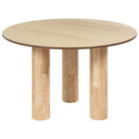 ESSTISCH 120/76 cm Hellbraun Rund Orin - Hellbraun, Holzwerkstoff (120/120/76cm) - Beliani