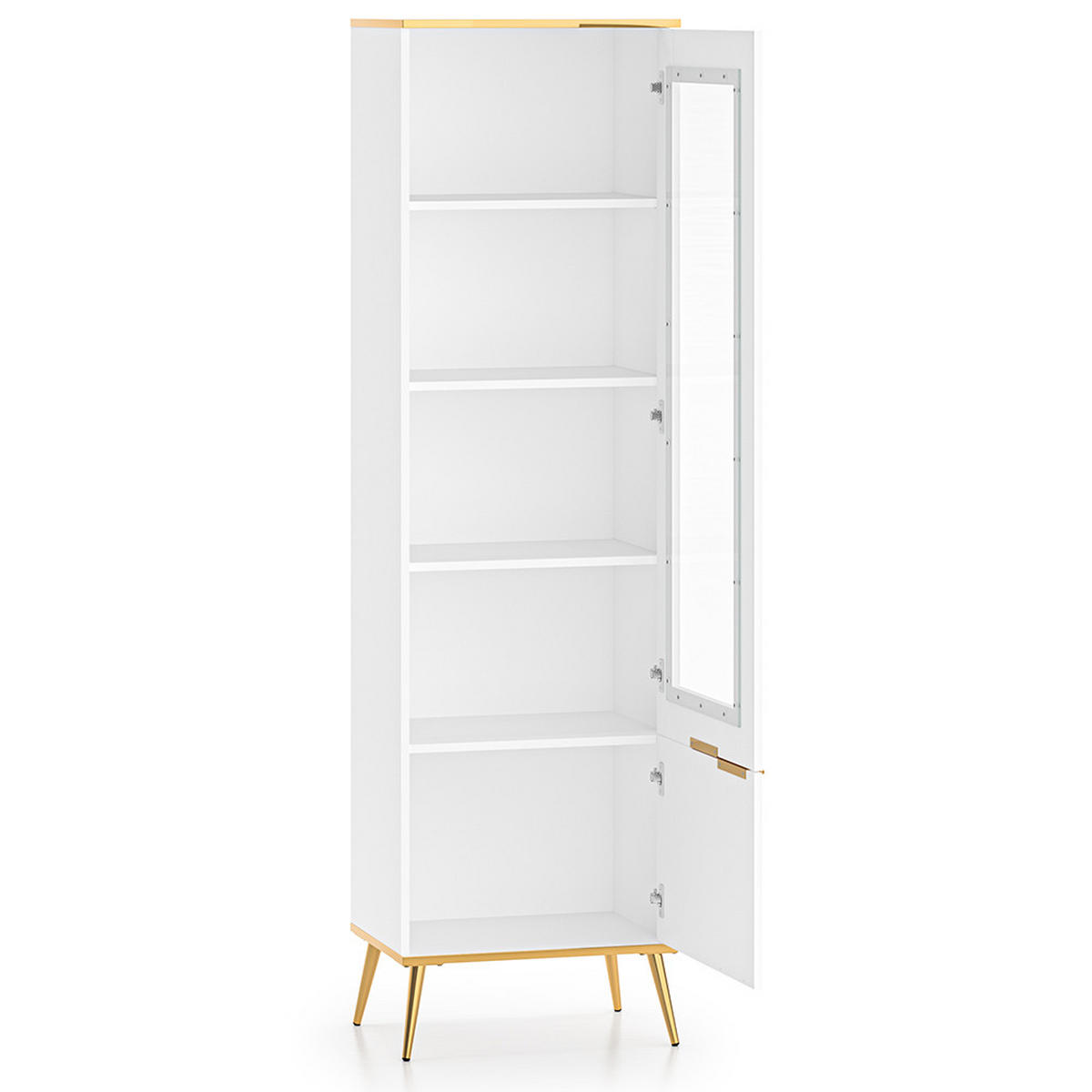 WOHNZIMMER-SET 2-TLG. Vlora-131 - Weiß, Holzwerkstoff (225/195/40cm) - Lomado