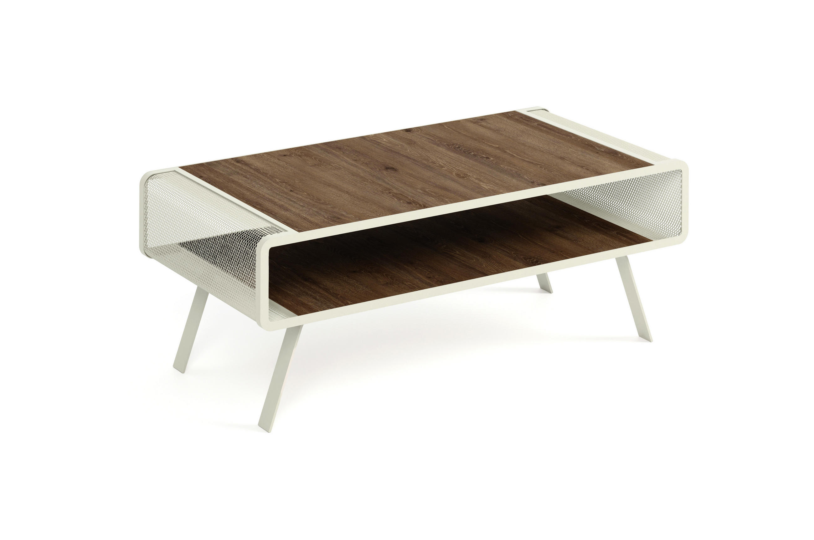COUCHTISCH TORPE - Sandfarben/Kaschmir, Holzwerkstoff (60/121/45cm) - Meblini