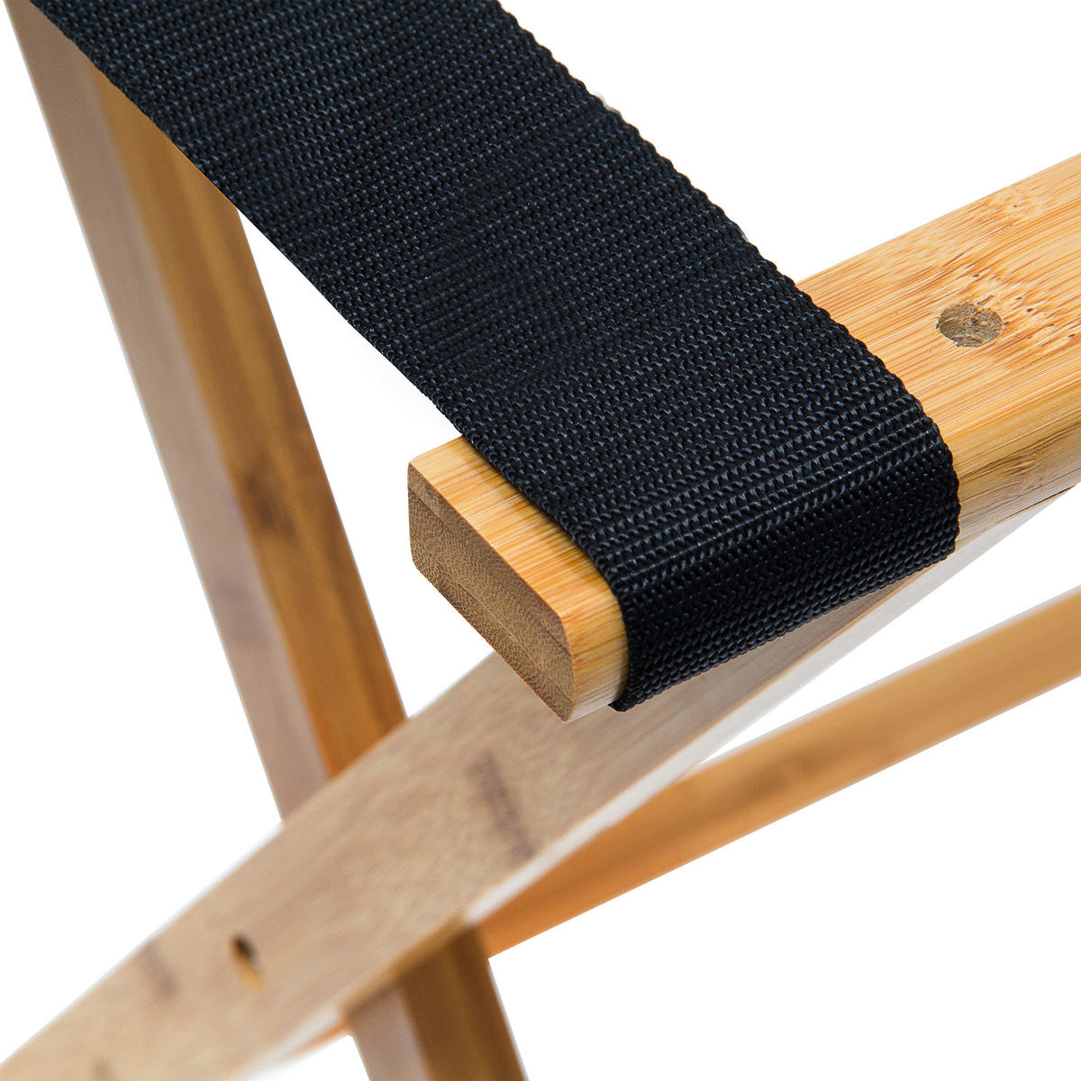 STOJAN na kufre - svetlohnedá, drevo/textil (60/50/37.5cm) - Relaxdays