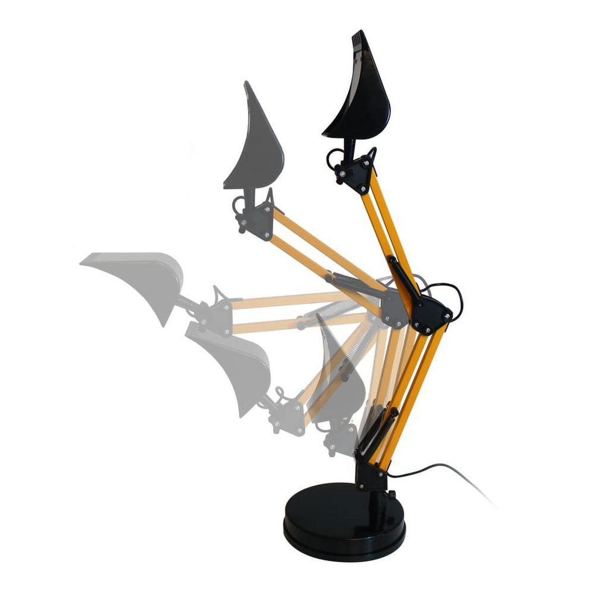 TISCHLAMPE 'Pala RD' - Gelb, Metall (16/31/50cm) - KUNSTLOFT