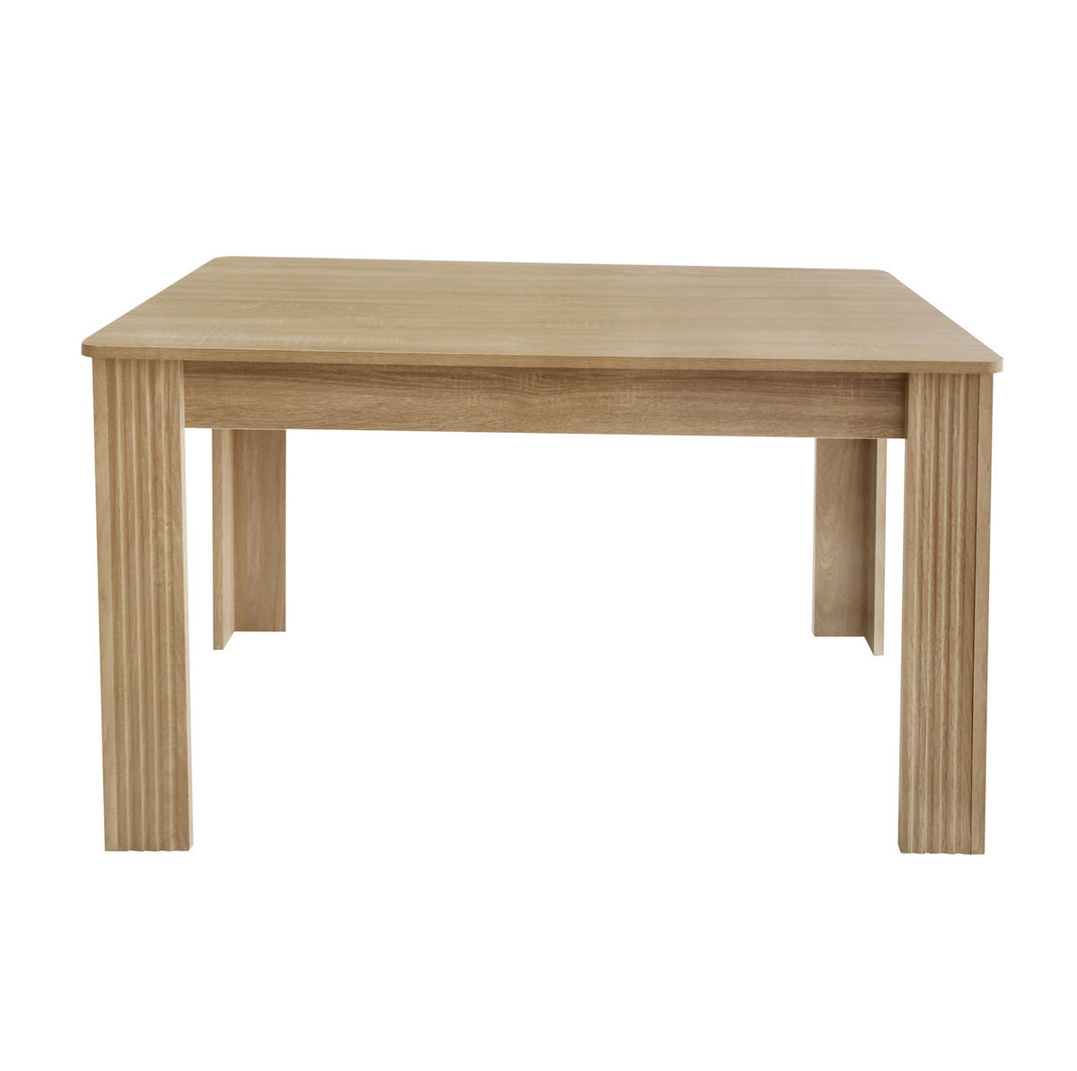ESSTISCH 75x65x116 cm in Eichefarben aus Spanplatte mit stabiler 4-Bein-Konstruktion - Eichefarben, Holzwerkstoff (65/116/75cm) - Modfu