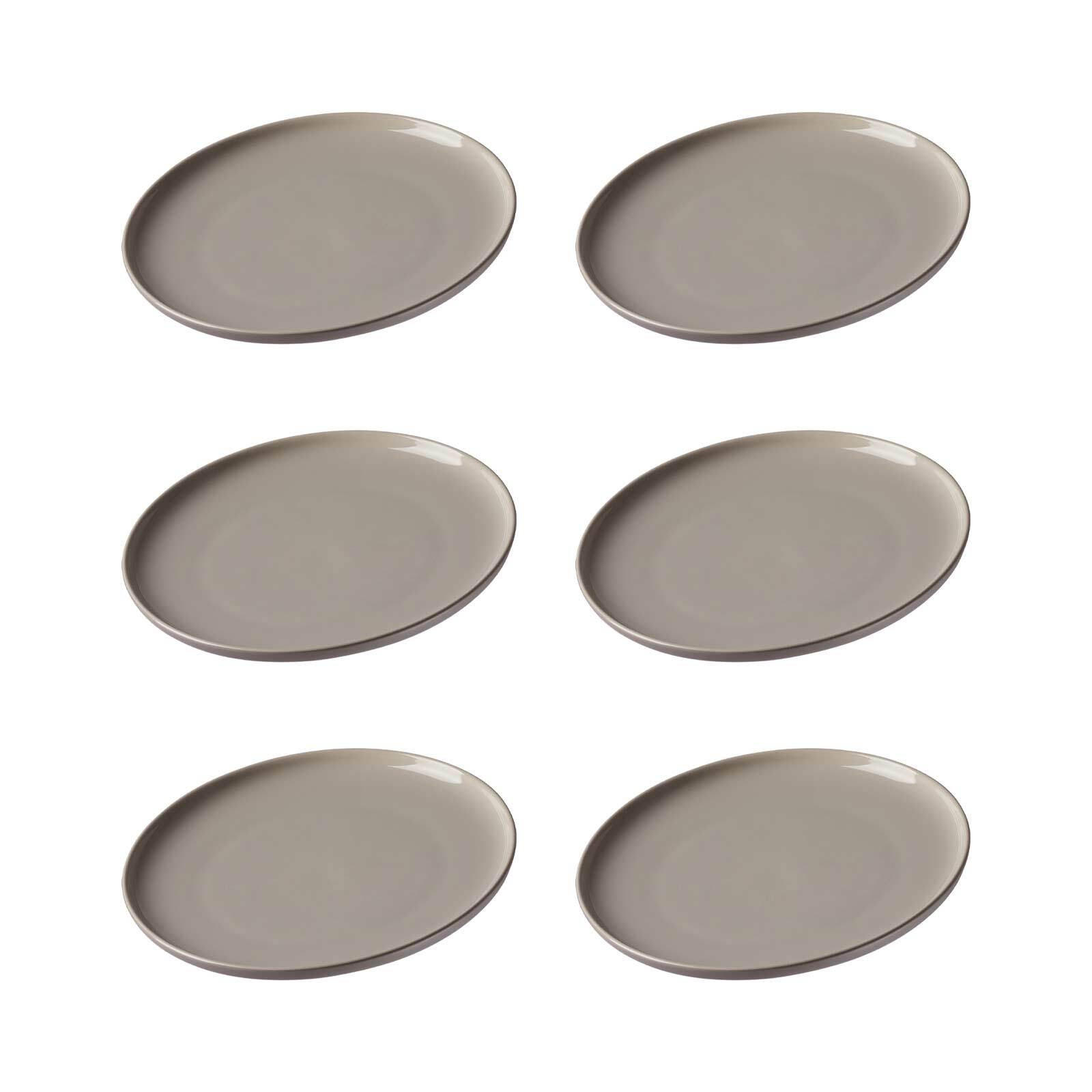 DESSERTTELLER Jasper Taupe ø 19.0 cm 6er Set - Taupe, Keramik (19cm) - Ritzenhoff Breker