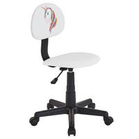 KINDERDREHSTUHL UNICORN - Weiß, Textil (40/80/40cm) - CARO-Möbel