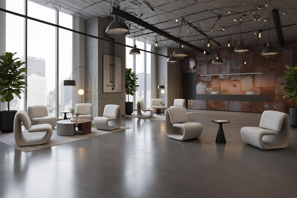 LOUNGESESSEL HAZEL Grau Kunstleder, Webstoff - Schwarz/Grau, Kunststoff/Textil (67/79/89cm) - KAWOLA