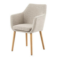 ARMLEHNENSTUHL - Beige, Textil (58/84/58cm) - home24