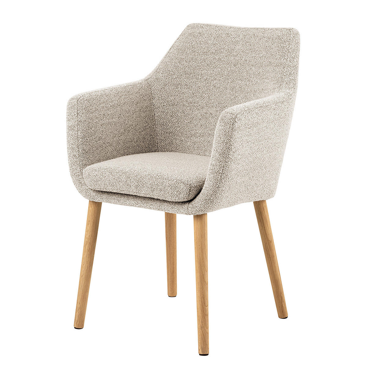 ARMLEHNENSTUHL - Beige, Textil (58/84/58cm) - home24