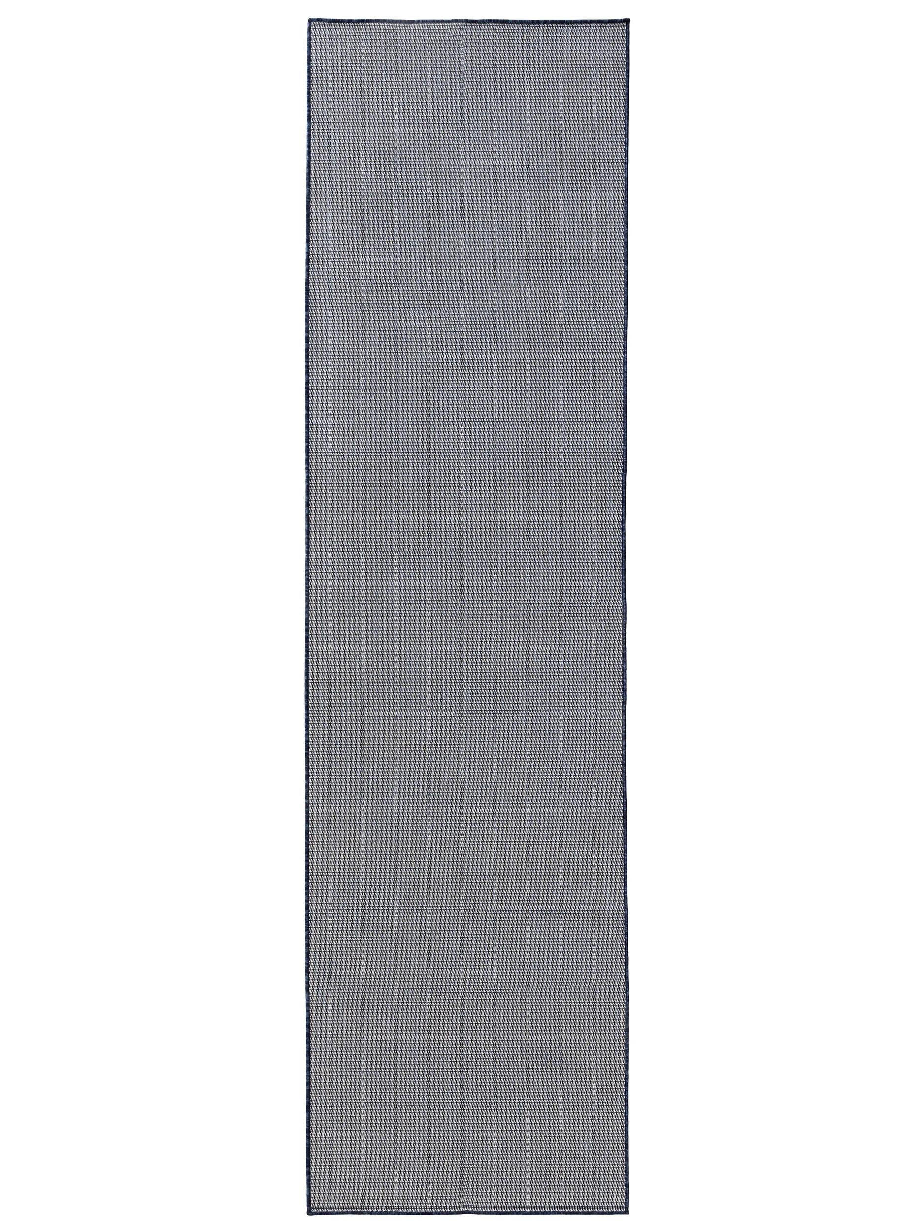 OUTDOORTEPPICH Lou Blau 80x300 cm - Blau, Kunststoff (80/300cm) - benuta