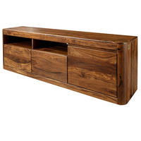 TV-BOARD Sheesham 178x40x58 walnuss gewachst TORONTO #220 - Walnussfarben, Holz (178/58/40cm) - Massivmoebel24